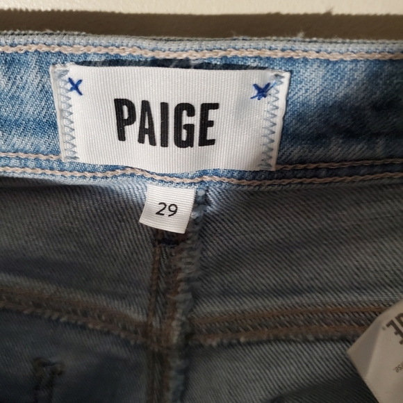 Paige Noella  Destructed Jeans Size 29 - Picture 8 of 10